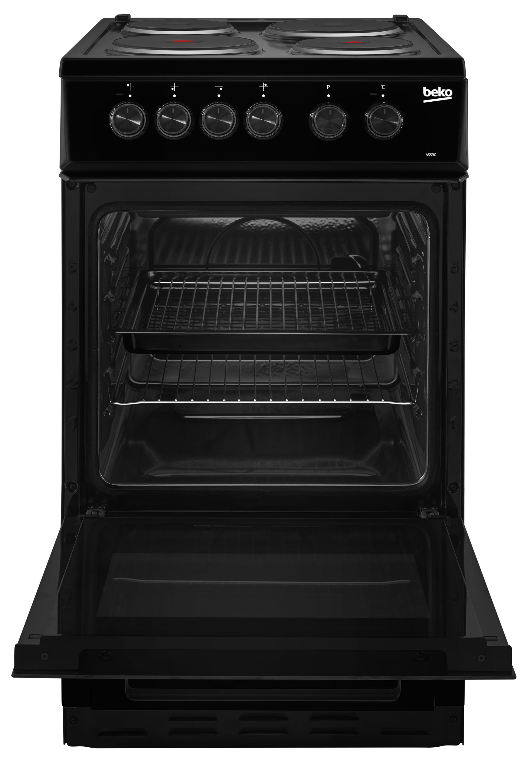 Beko AS530K 50cm Single Cavity Electric Cooker – image 2