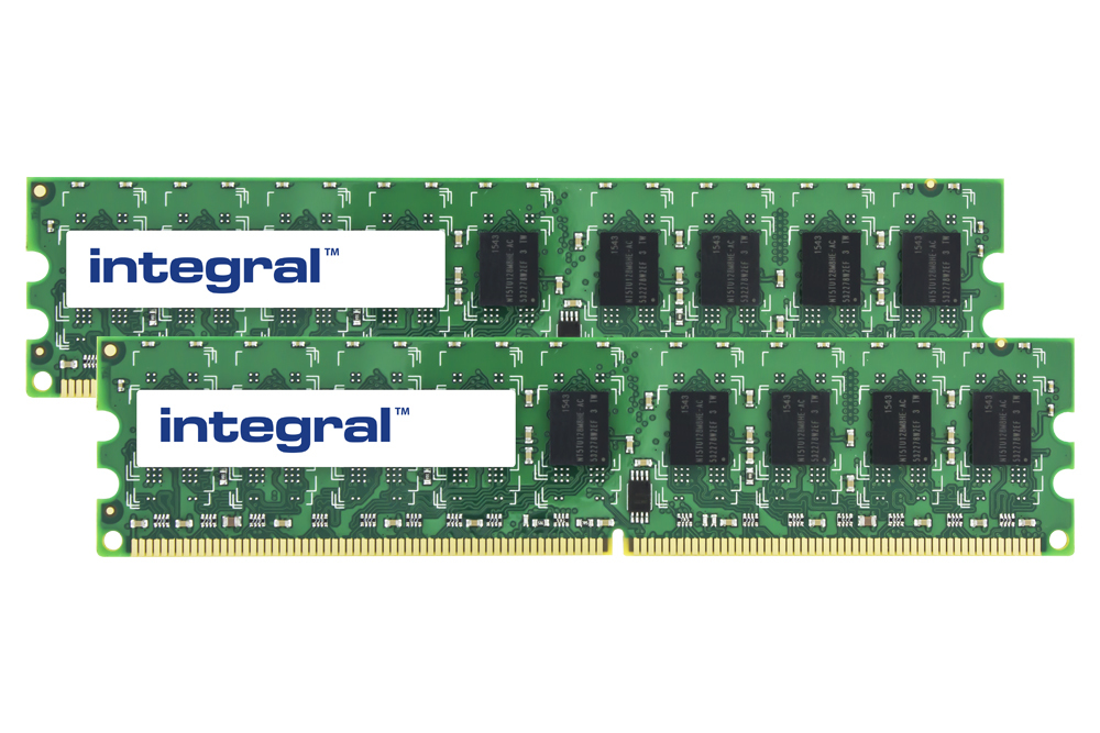 Integral 2GB (2X1GB) PC RAM MODULE DDR2 533MHz UNBUFFERED ECC DIMM KIT OF 2 EQV. TO S26361-F3059-L424 FOR FUJITSU-SIEMENS