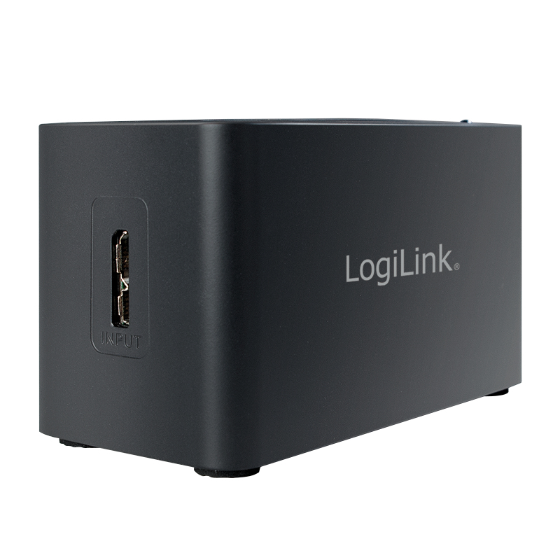 LogiLink CR0042 laptop dock/port replicator Wired USB 3.2 Gen 1 (3.1 Gen 1) Type-A Black – image 3