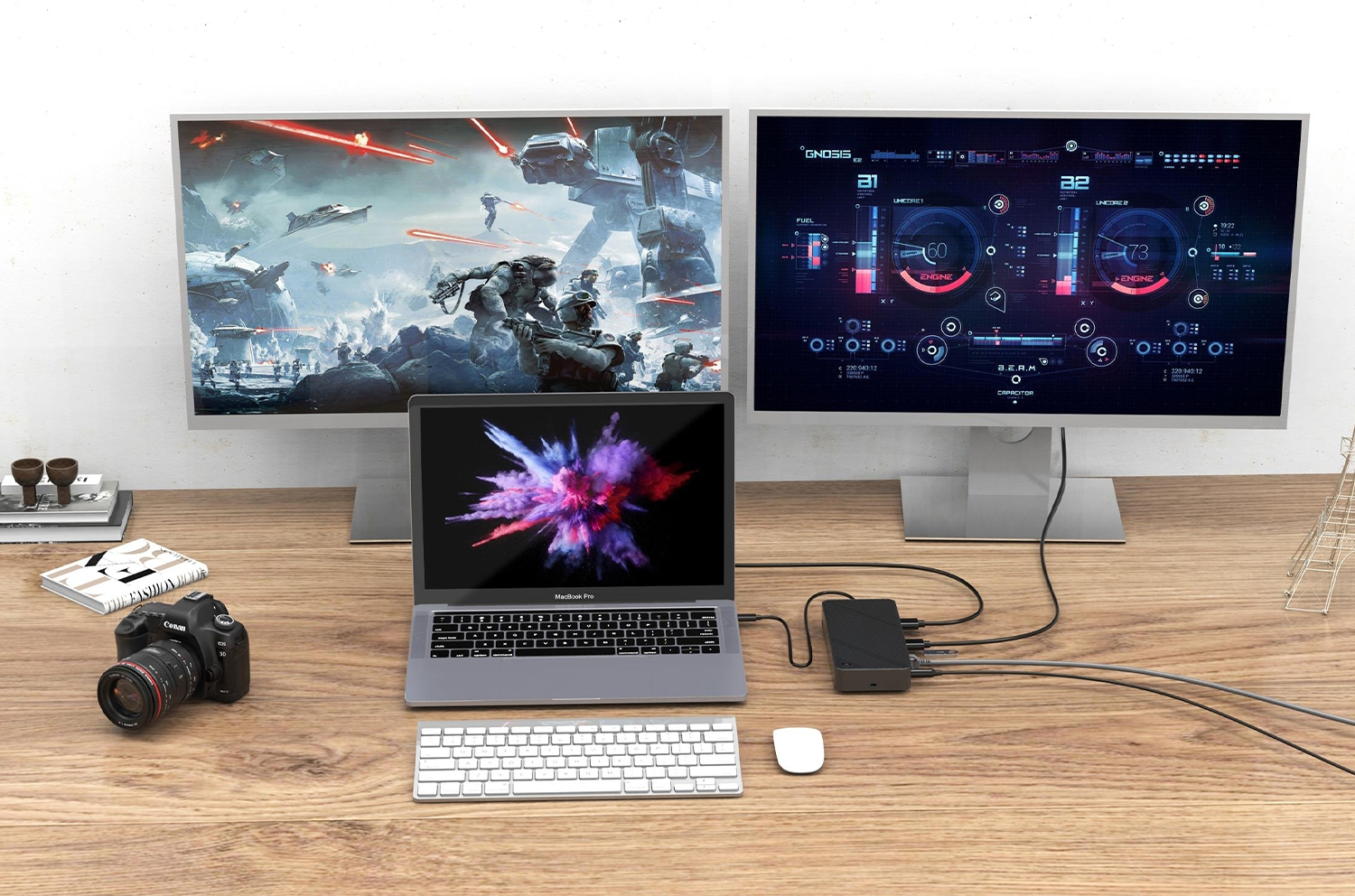 Hypertec ProDock Station - Universal Multi-Display Docking Station – image 2