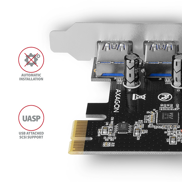 Axagon PCEU-430VL interface cards/adapter Internal USB 3.2 Gen 1 (3.1 Gen 1) – image 4