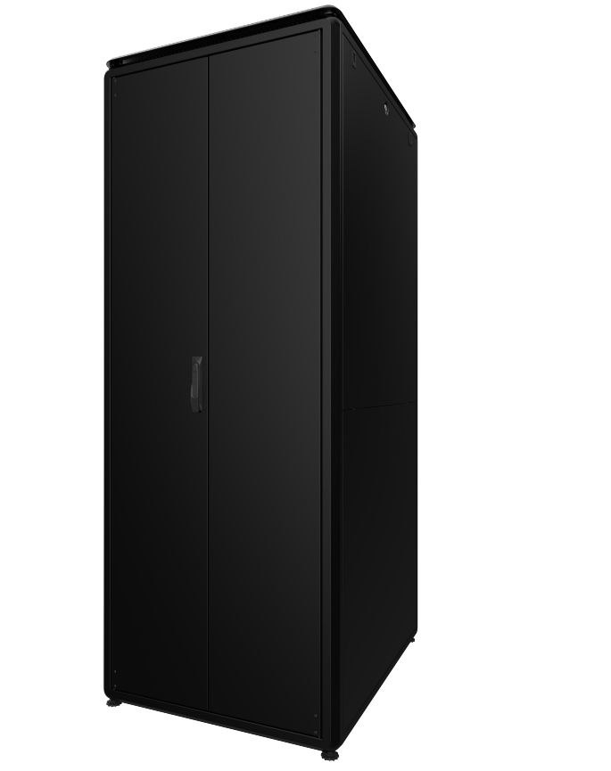 Lanview RDL42U80100BL rack cabinet 42U Freestanding rack Black – image 1