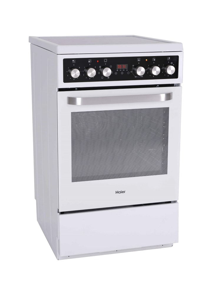 Haier HCX-5CDPW1 Freestanding cooker Electric Ceramic hob White – image 1