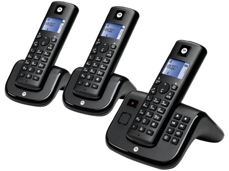 Motorola T213 DECT telephone Caller ID Black