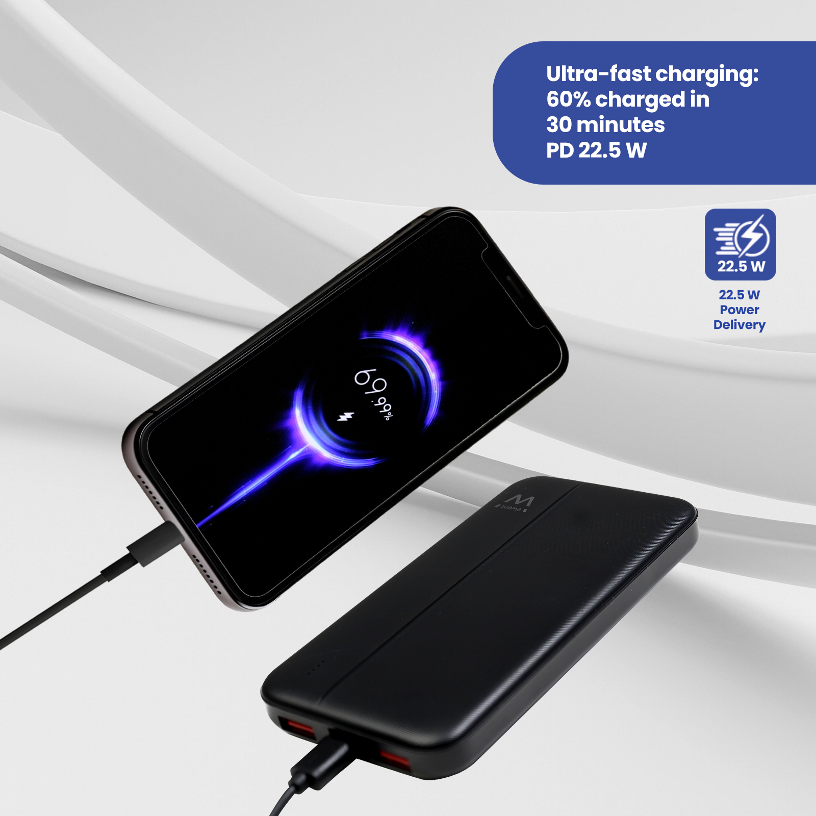 Ewent POWER BANK 10000mAh THIN PD 22.5W – image 6