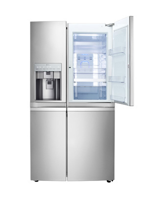 LG GSJ976NSBZ side-by-side refrigerator Freestanding – image 3