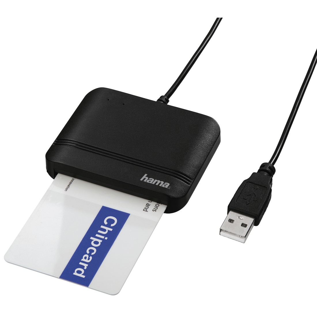 Hama Single smart card reader Indoor/outdoor USB USB 2.0 Black – image 2