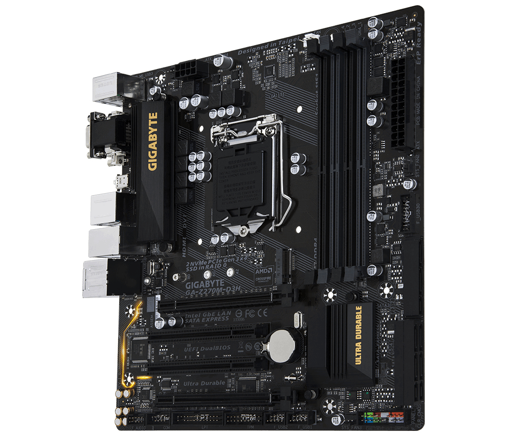 GIGABYTE GA-Z270M-D3P motherboard Intel® Z270 LGA 1151 (Socket H4) micro ATX – image 4