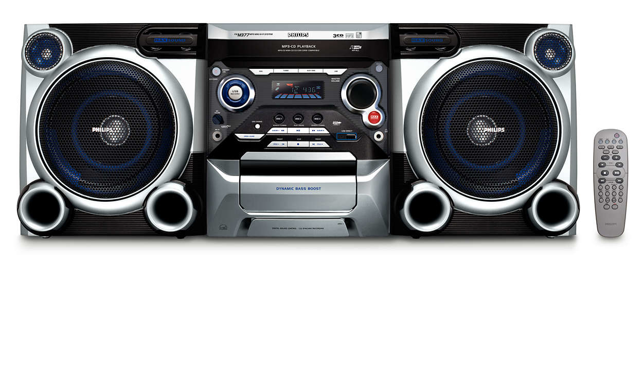 Philips MP3 Mini Hi-Fi System FWM377/05