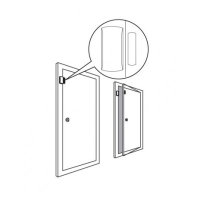 Techly I-ALARM-WIN001 door/window sensor Wireless White – image 2