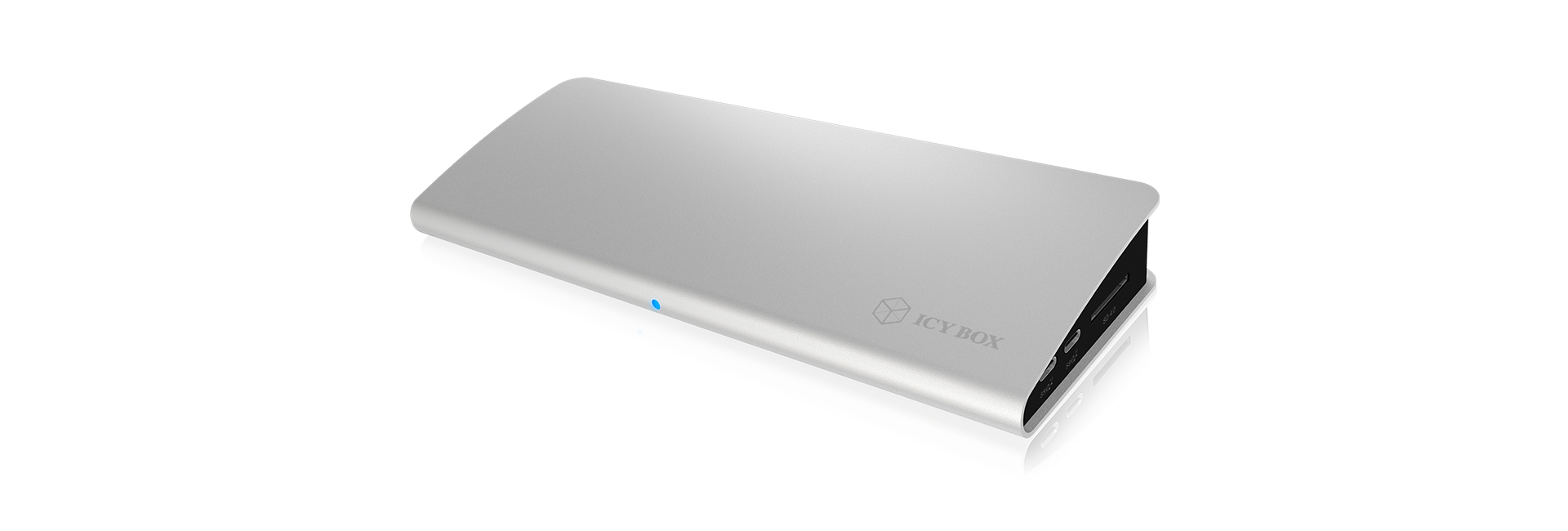 ICY BOX IB-DK2801-TB3 Thunderbolt 3 Black, Silver – image 1