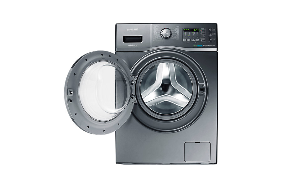 Samsung WD752U4BKGD washer dryer Freestanding Front-load Stainless steel – image 3