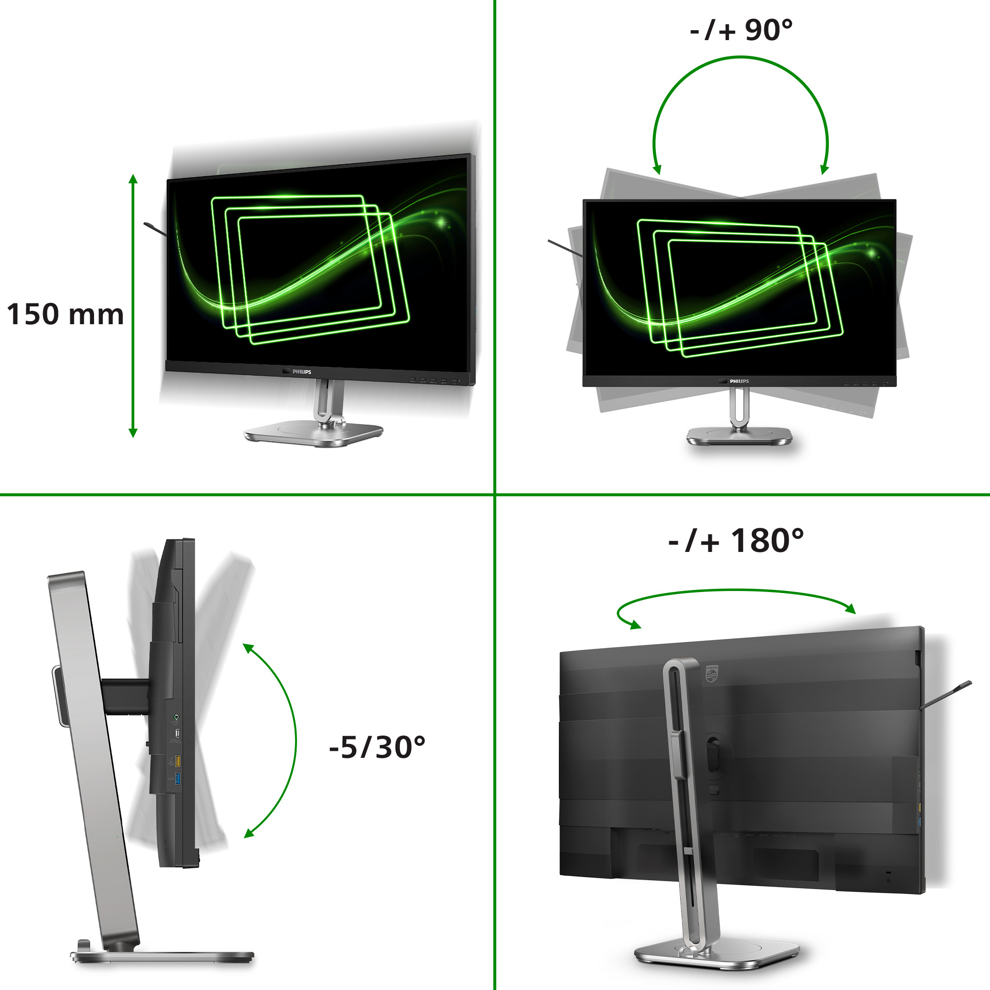 Philips 5000 series 27B2G5601/00 computer monitor – image 4