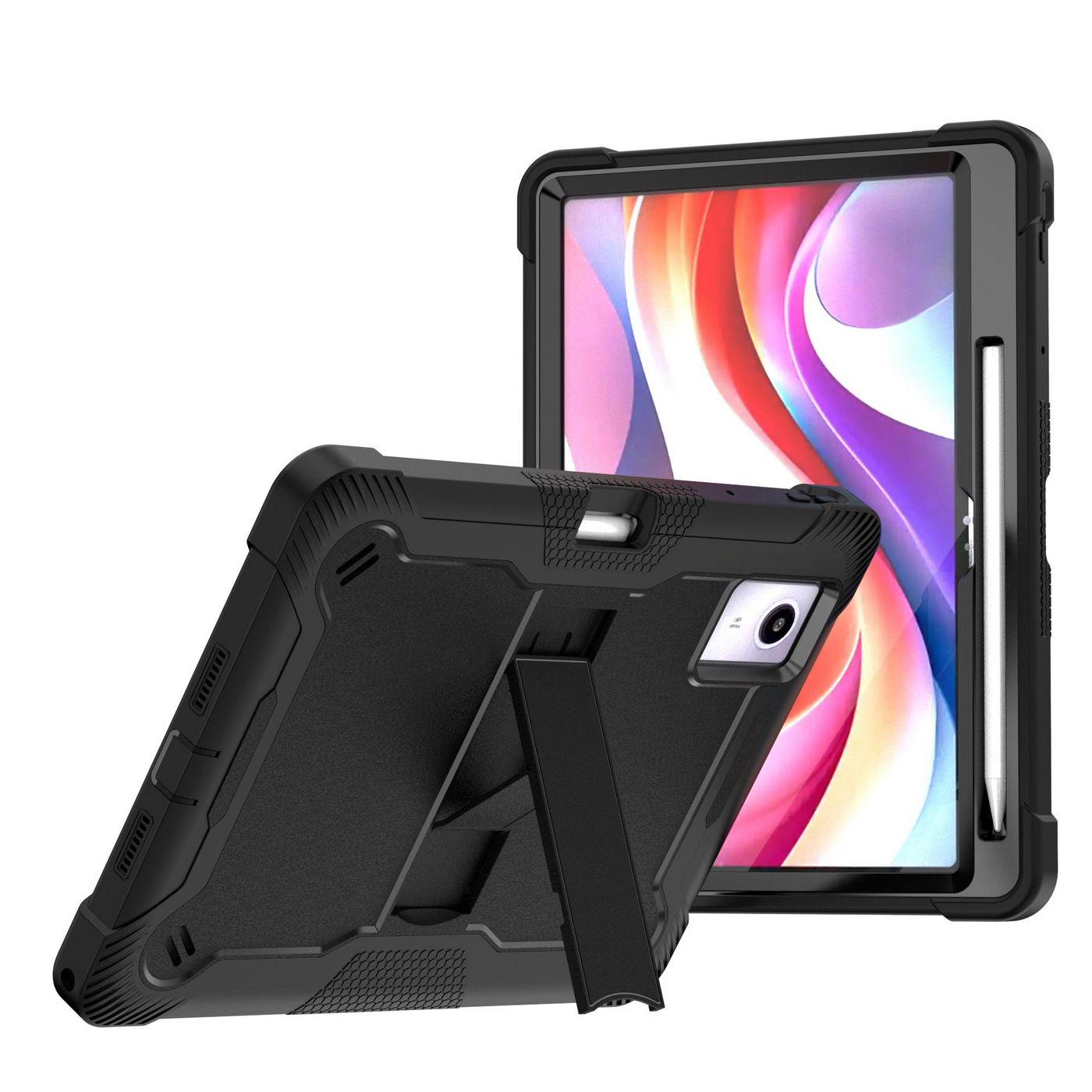 eSTUFF Lenovo Tab K12 TAMPA Defender without built-in screen protector. Black – image 1