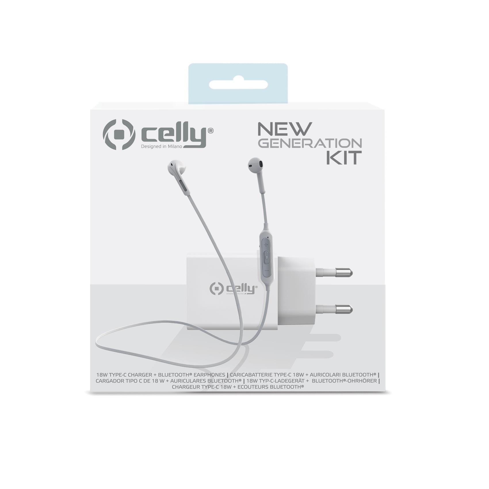 Celly NEWGENKITWH mobile device charger Universal White AC Indoor – image 2