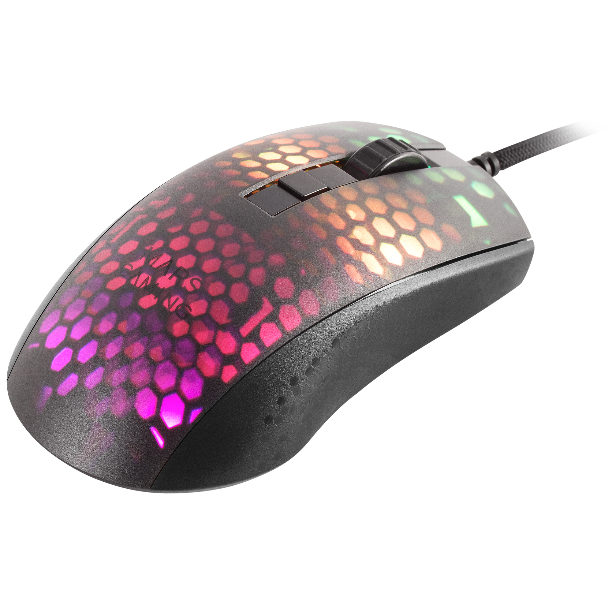 Mars Gaming MMR Black RGB Chroma Gaming Mouse Ultra-lightweight Translucent Frame – image 3