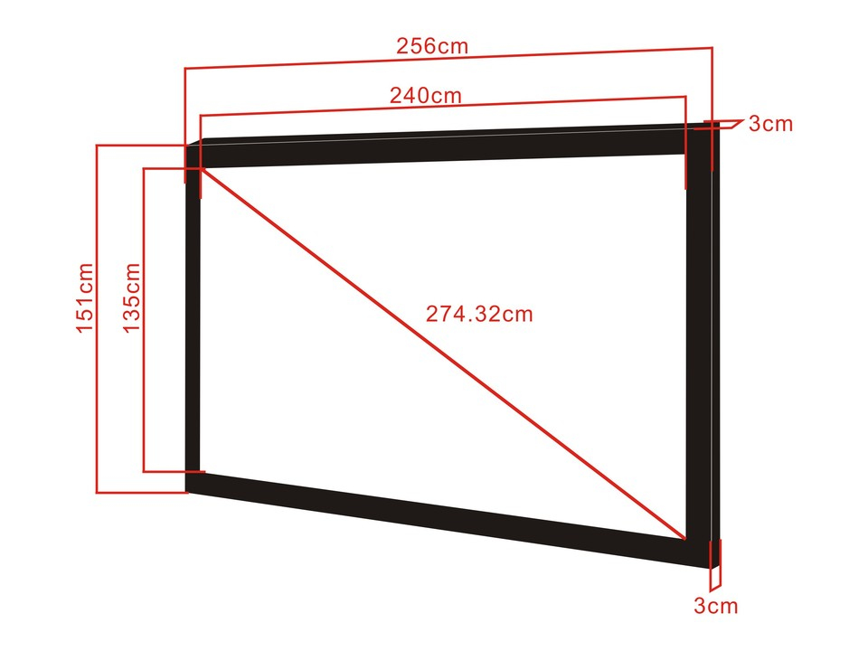 Multibrackets M 16:9 Framed Projection Screen – image 2