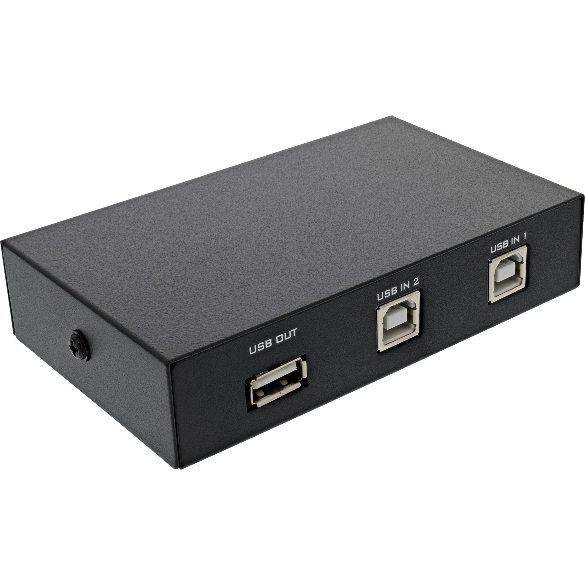 InLine USB 2.0 switch manual, USB-A device to 2 computers – image 2