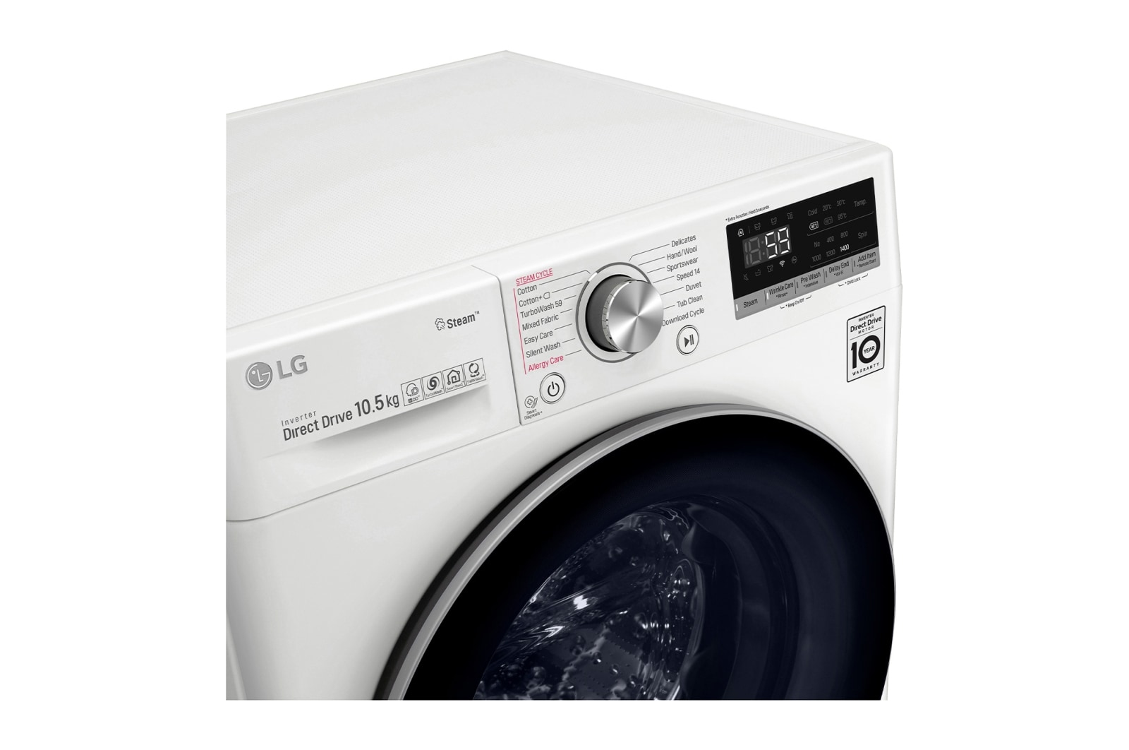 LG F4DV7010S1W washer dryer Freestanding Front-load White – image 3