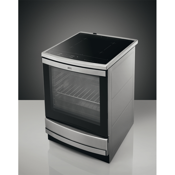 AEG 49076IW-MN Freestanding cooker Electric Zone induction hob Stainless steel – image 4
