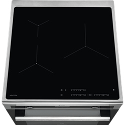 Electrolux LKI64852AX Freestanding cooker Electric Zone induction hob Black, Stainless steel – image 2