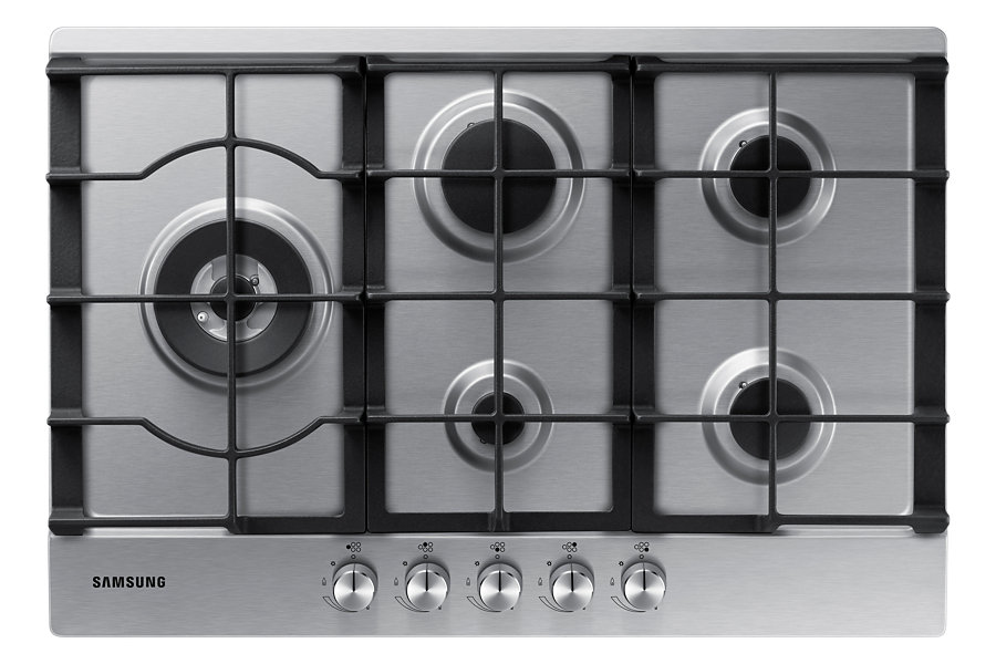 Samsung NA75J3030AS hob Stainless steel Built-in Gas 5 zone(s)