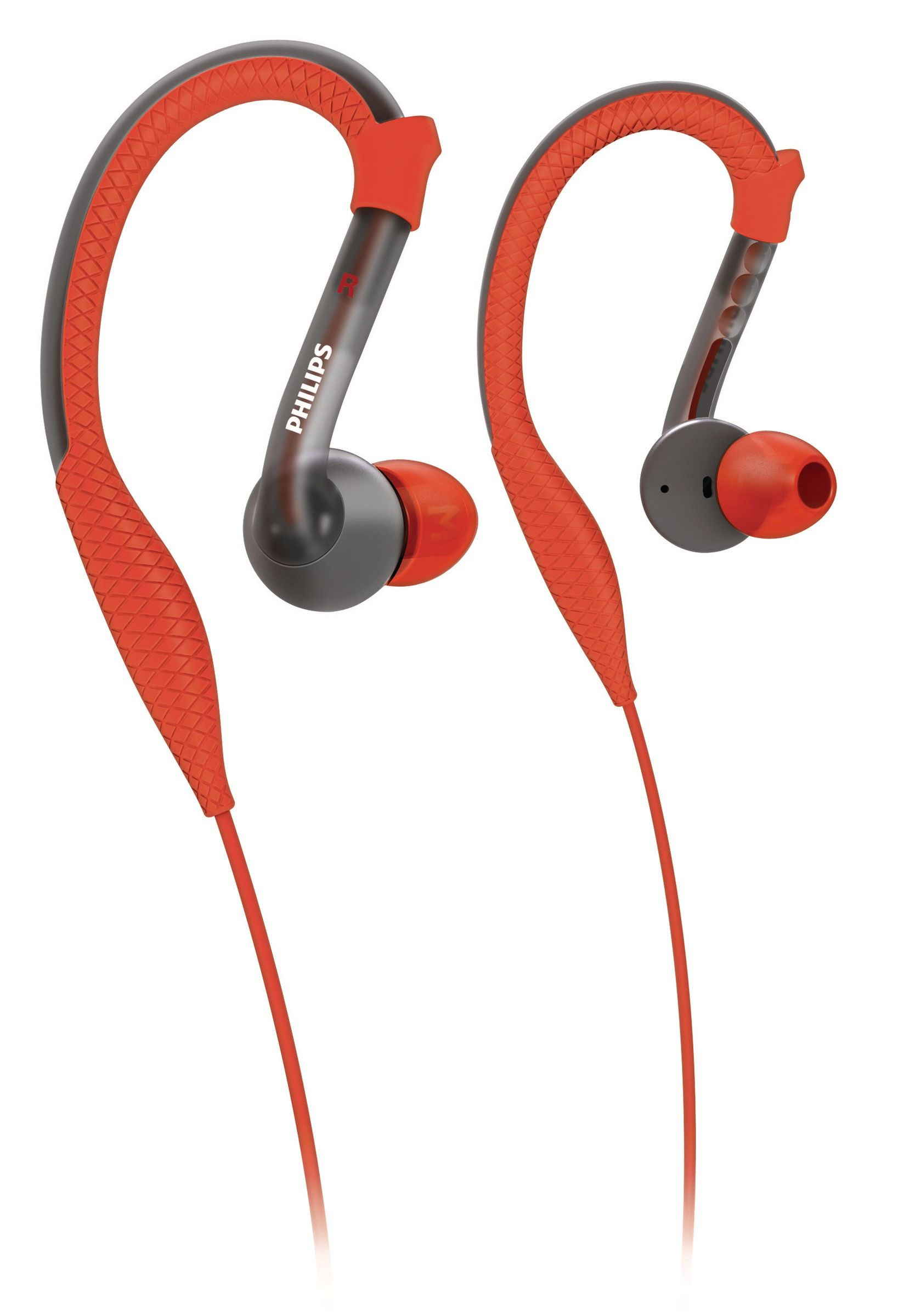 Philips ActionFit SHQ3200/28 headphones/headset Wired Ear-hook Sports Grey, Orange