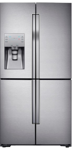 Samsung RF56J9010SL side-by-side refrigerator Freestanding – image 1