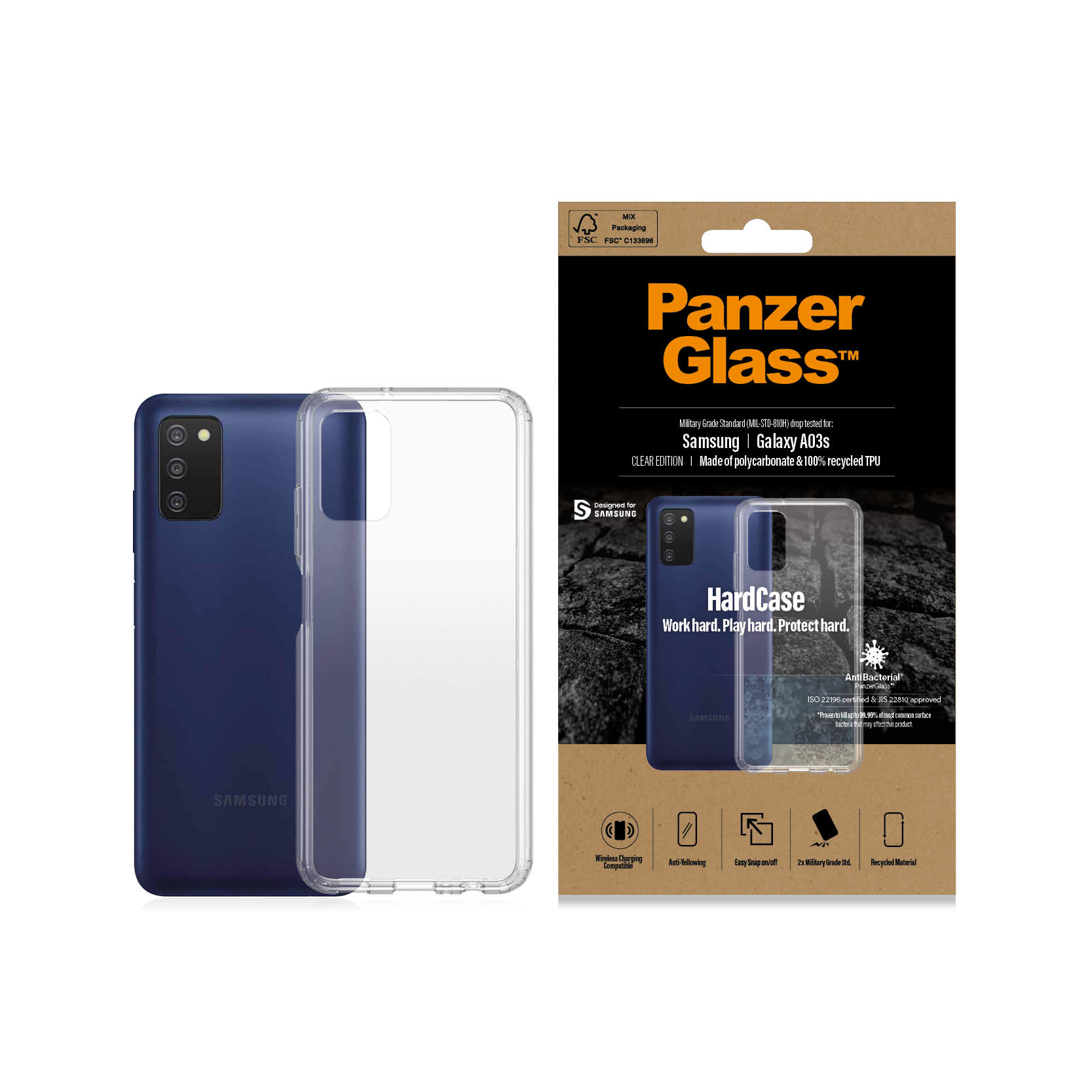 PanzerGlass ® HardCase Samsung Galaxy A03s (ROW version) – image 3