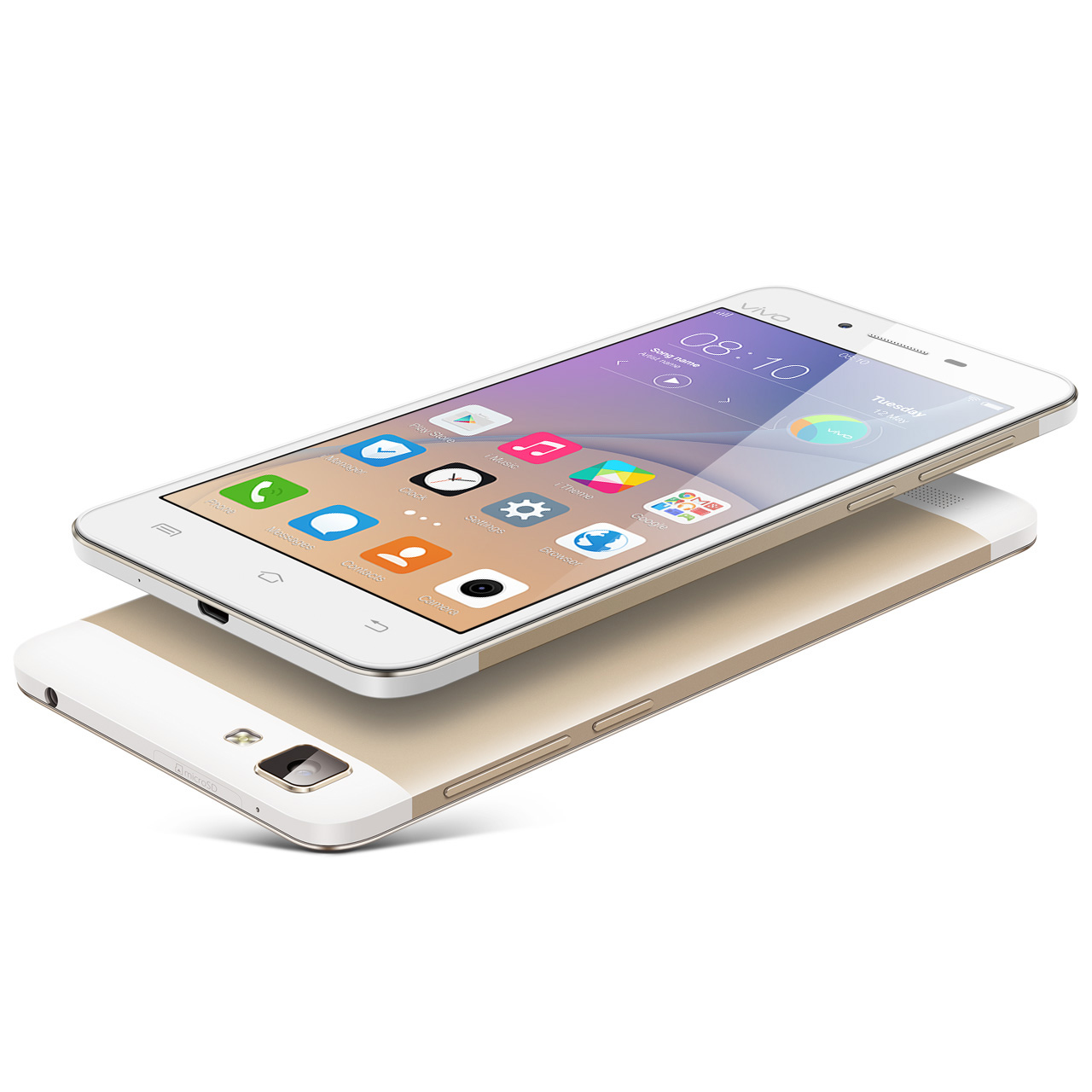 vivo Y35 12.7 cm (5") Android 5.0 4G Micro-USB 2 GB 16 GB 2300 mAh Gold, White – image 4