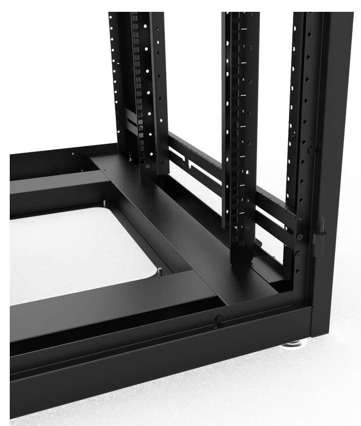 Vertiv GL480E-2432-B-SQM6P rack cabinet 24U Freestanding rack Black – image 2