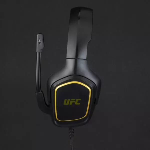 Konix UFC Headset Wired Head-band Gaming USB Type-A Black, Yellow – image 5