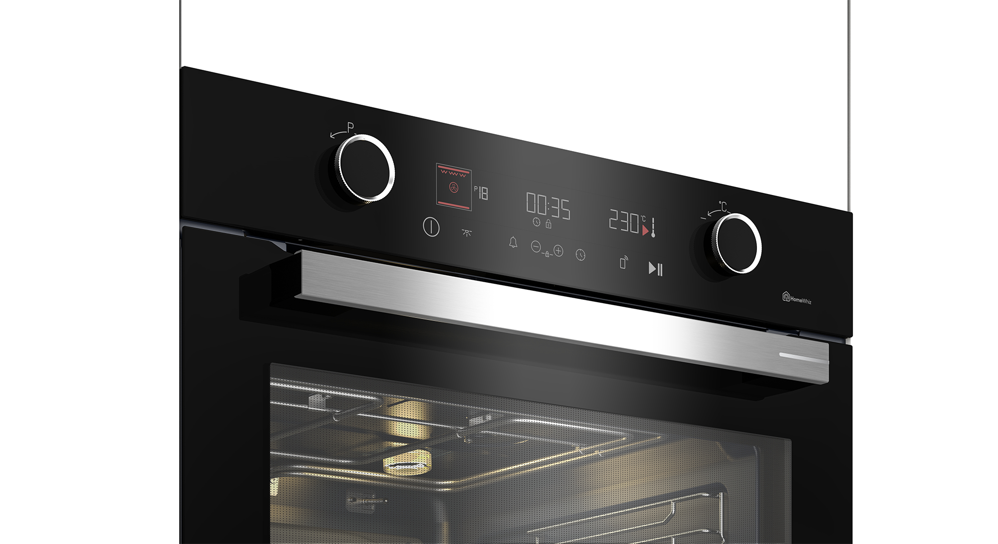 Grundig GEBM12400BC 60cm HotAero Pro Multi-Function Oven with Bluetooth Connectivity – image 3