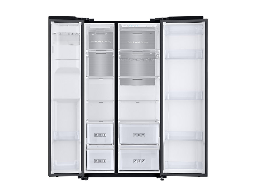 Samsung RS68N8240B1 side-by-side refrigerator Freestanding – image 2