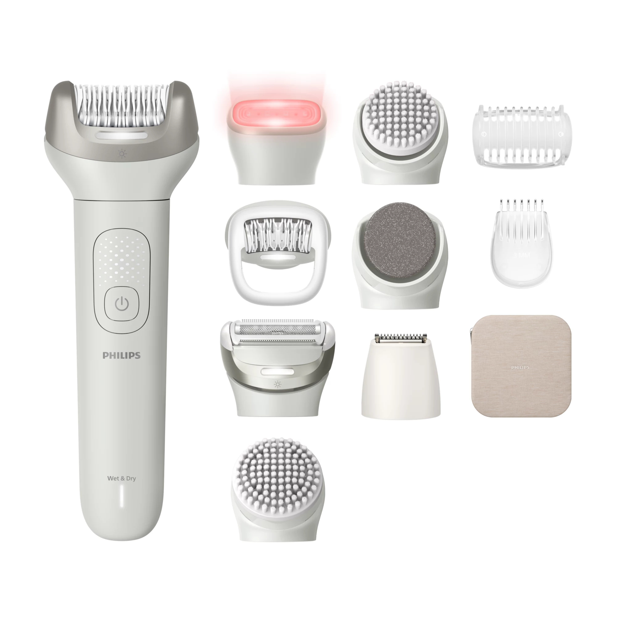 BRE750/00 epilator 32 tweezers Grey