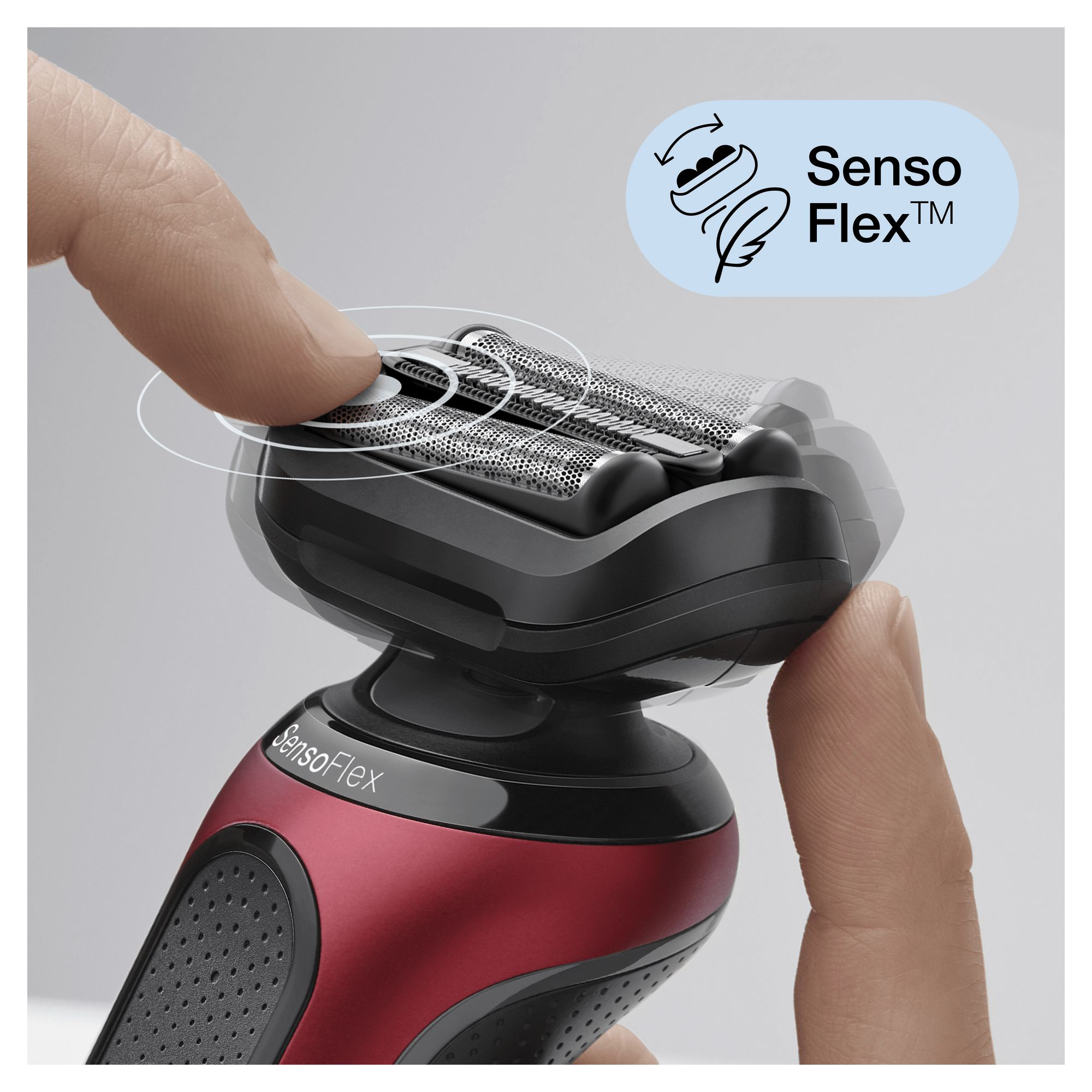 Braun Series 6 60-R1200s Foil shaver Trimmer Red – image 6