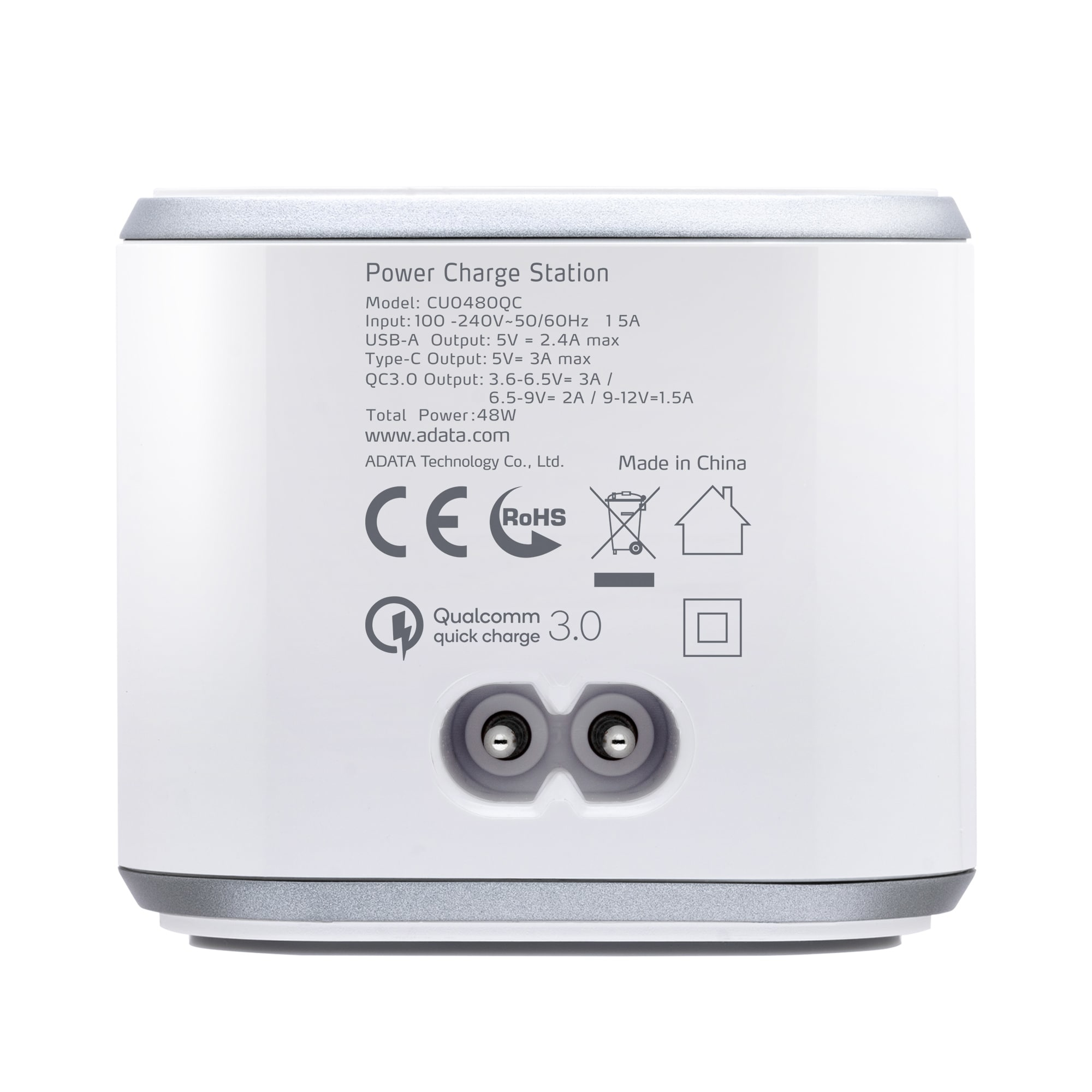 ADATA CU0480QC Universal Silver, White AC Indoor – image 3