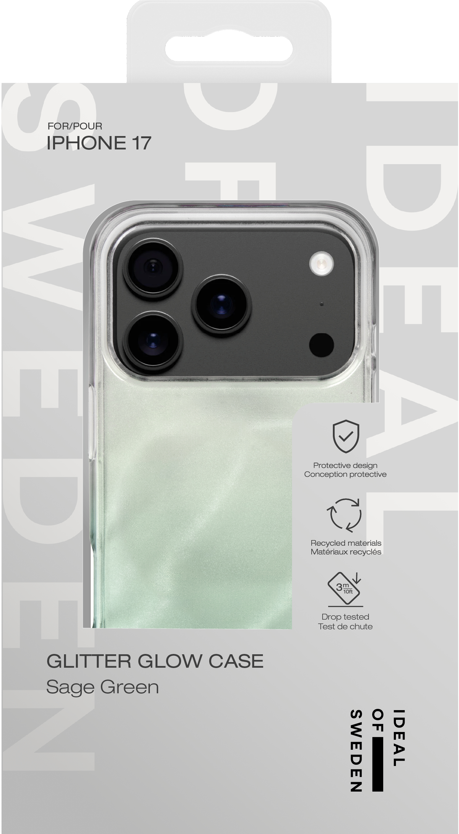 iDeal of Sweden Clear Case iPhone 17 Sage Green – image 2