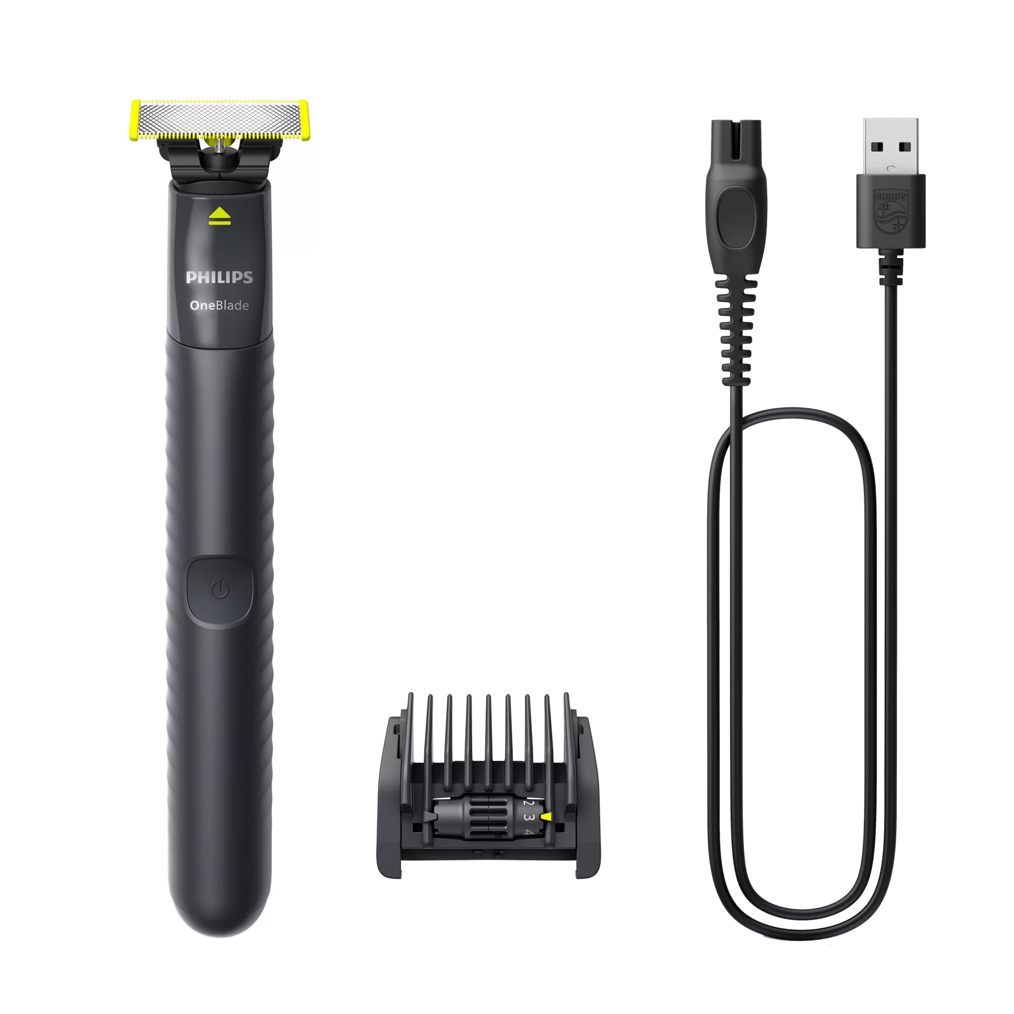 Philips Norelco OneBlade QP1425/10 men's shaver Foil shaver Trimmer Charcoal