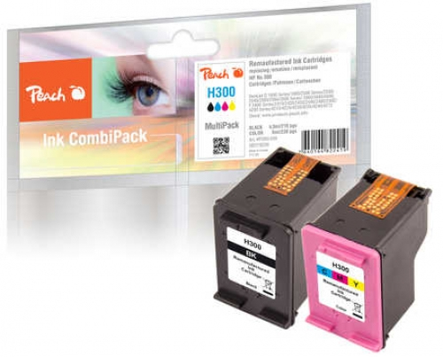 Peach 0F319206 ink cartridge 2 pc(s) Compatible Black, Cyan, Magenta, Yellow