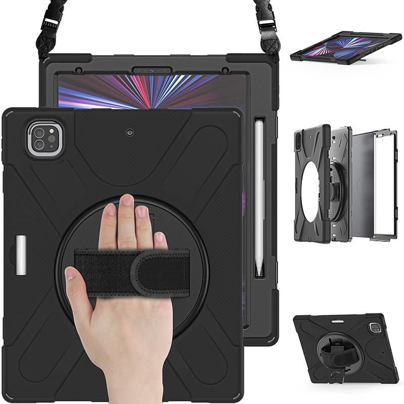 eSTUFF AUSTIN Defender Case for iPad Pro 12.9 2020/2018 - Black – image 6