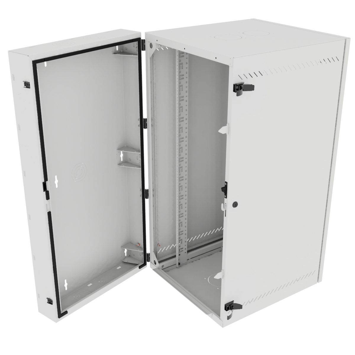 Vertiv VR Rack GL48WMCMP-W-SE-00-00 rack cabinet 25U Wall mounted rack White – image 3