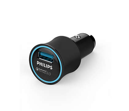 Philips DLP2552Q зарядное устройство для мобильных устройств Универсальная Черный Прикуриватель Быстрая зарядка Авто