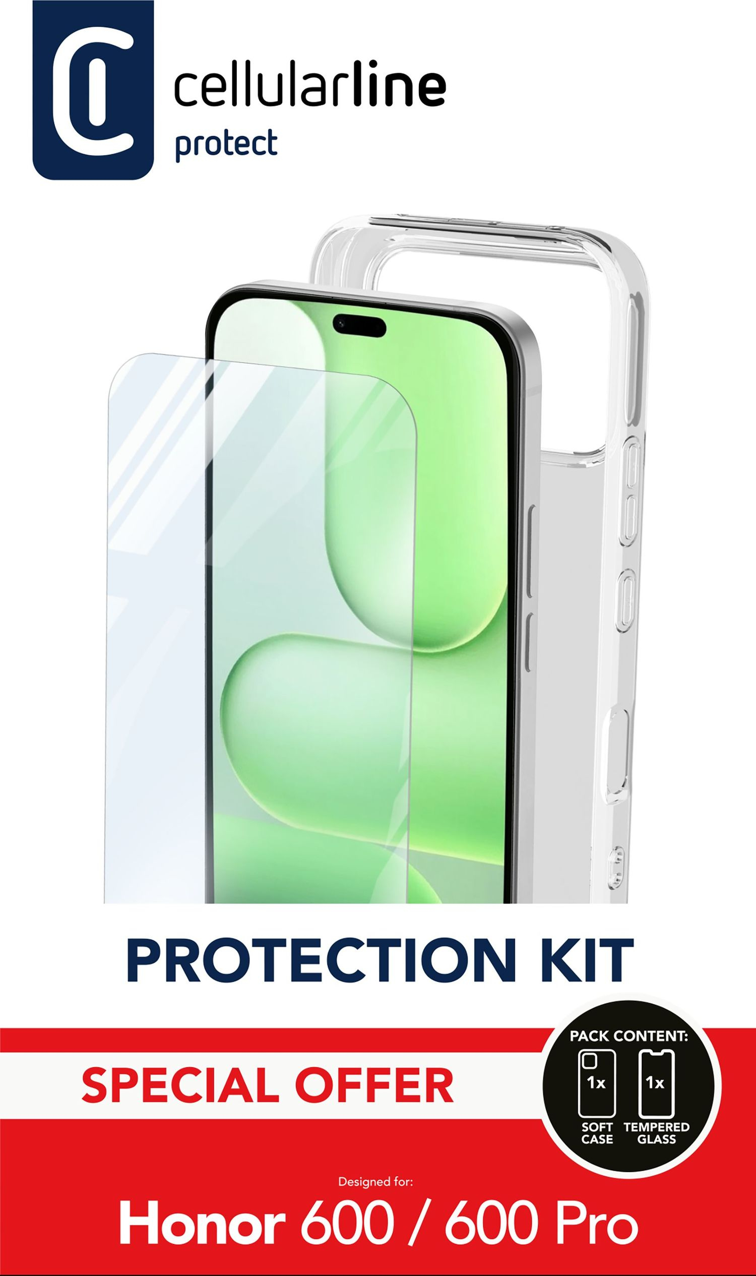 Cellularline PROTECTION KIT - HONOR 600/600 PRO