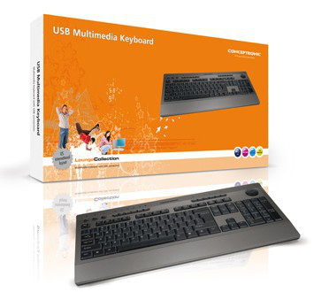 Conceptronic USB MULTIMEDIA KEYBOARD – image 2