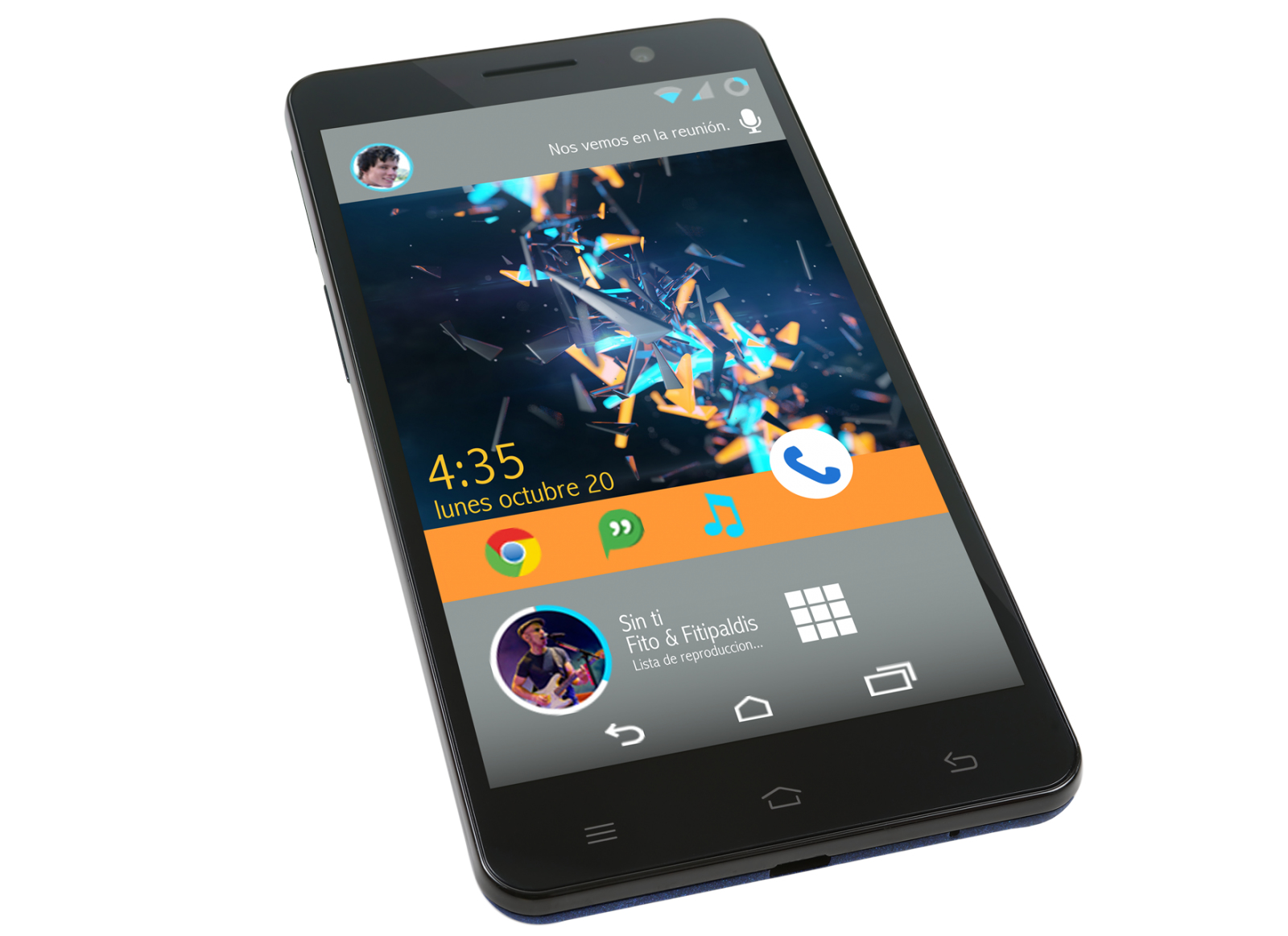 AOC P55 14 cm (5.5") Dual SIM Android 4.4.2 3G 2 GB 16 GB 3000 mAh Blue