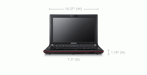 Samsung N110-12PBK Intel Pentium Mobile N270 Netbook – image 2