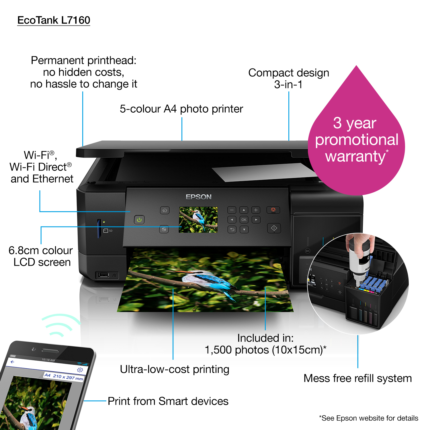 Epson EcoTank L7160 Inkjet A4 – image 1