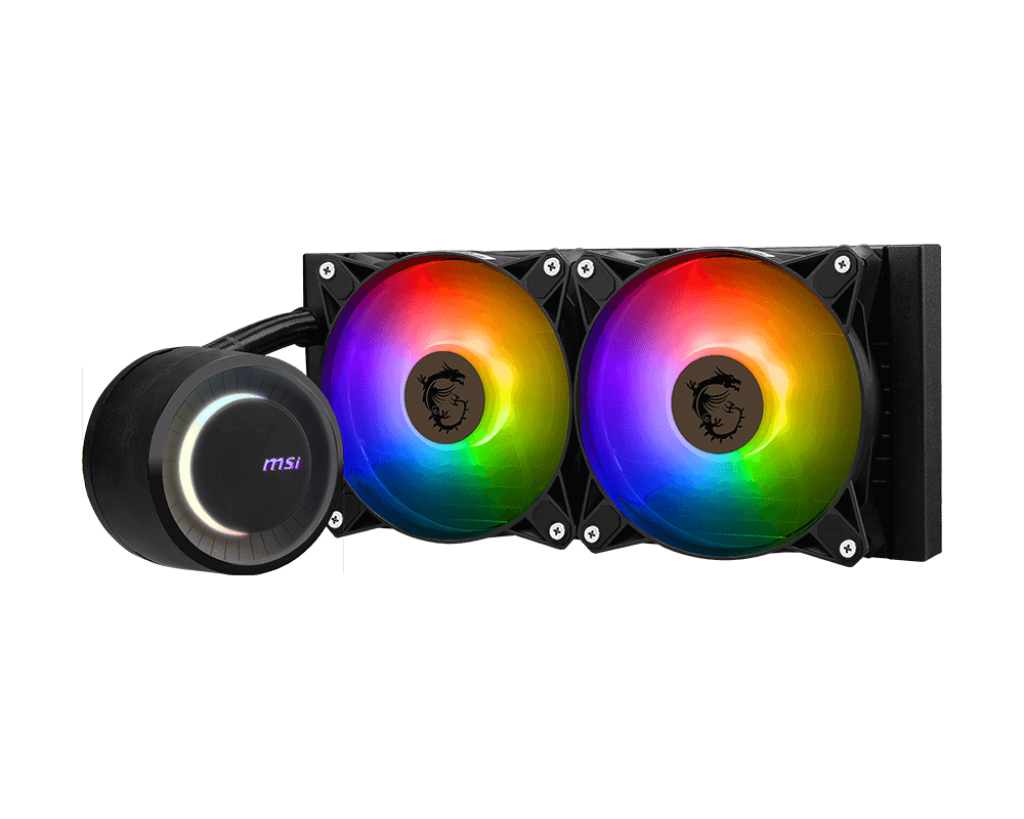 Enfriamiento Líquido MSI MAG CORELIQUID E240 - 2 Ventiladores - 3000 RPM - ARGB - MAG CORELIQUID E240 Enfriamiento Líquido MSI MAG CORELIQUID E240 - 2 Ventiladores - 3000 RPM - ARGB - MAG CORELIQUID E240