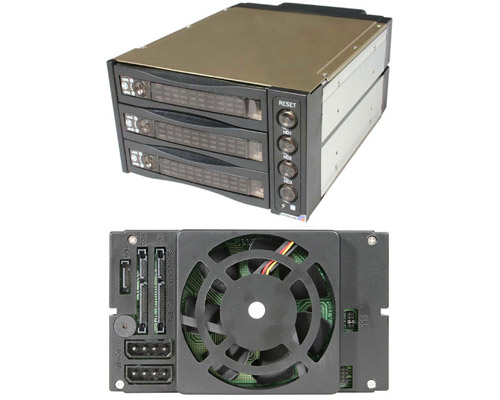 StarTech.com Black 3 Drive Serial ATA Backplane